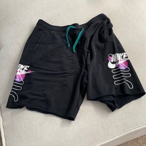 Mens fleece Nike shorts